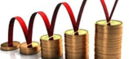 A person counting stacks of cash. Currency being handled. Close-up of money.