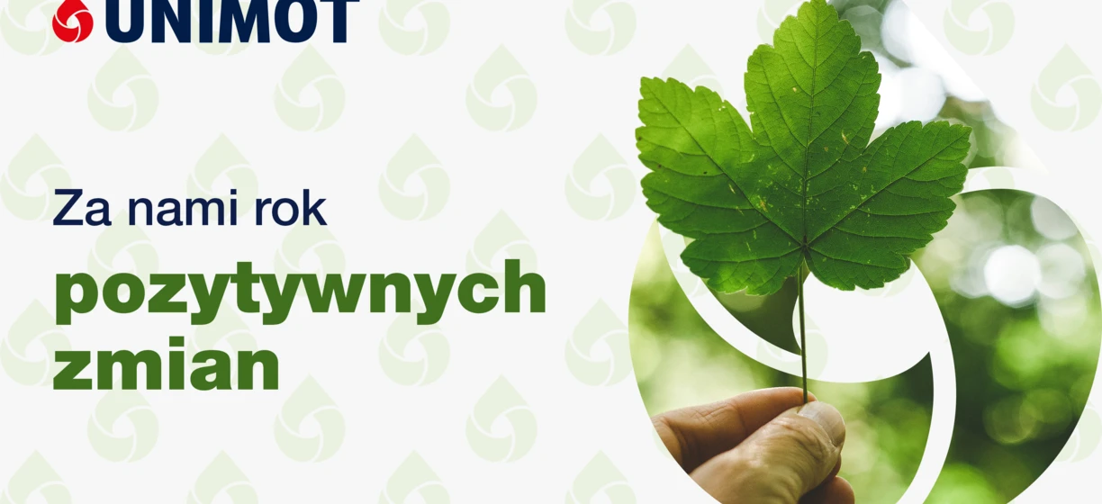 Etykieta dla ziołowych melas konopi z logo UNIMOT na Dzień Drzewa. Pozytywne zmiany w minionym roku. Uniwersytet Nove de Julho.