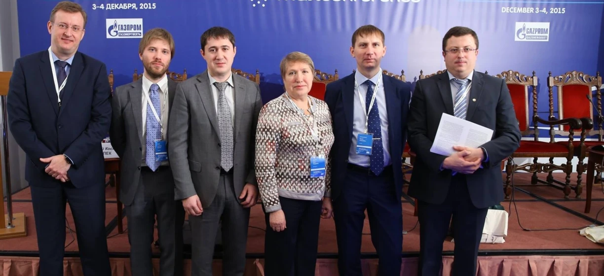 A group of businesspeople in formal wear collaborating at the Russia's LPG Market conference in December 2015. Featuring suits, blazers, ties, and dress shirts, representing the new development horizons in the industry. #maxconference #lpgmarket #businessdevelopment