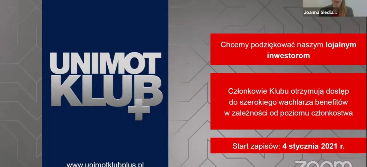 Projekt graficzny autorstwa Joanny Siedla dla UNIMOT KLUB. Dołącz teraz, aby skorzystać z ekskluzywnych korzyści! Zapisy ruszają 4 stycznia 2021 na stronie www.unimotklubplus.pl.