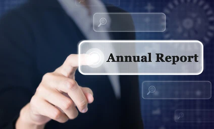 A screenshot of a science-focused annual report with a polished font, showcasing a detailed plan for the upcoming year.