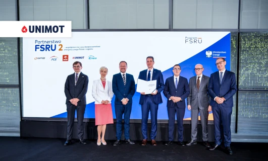 Uroczyste podpisanie porozumienia w sprawie FSRU-2. UNIMOT częścią strategicznego projektu