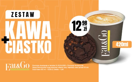 Kawa i ciastko za 12,98 zł – klasyczny duet! ☕🍰