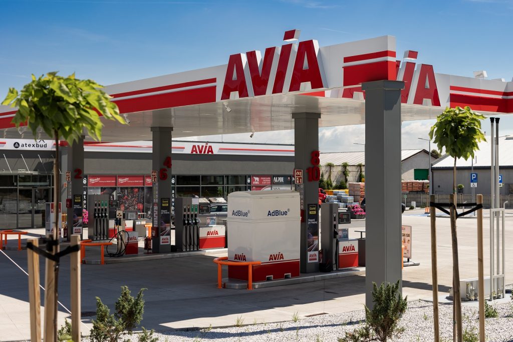 Bordeaux , Aquitaine France - 06 16 2023 : Avia fuel gas vehicle